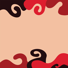 Elegant retro background with flowing lines and a touch of vintage flair