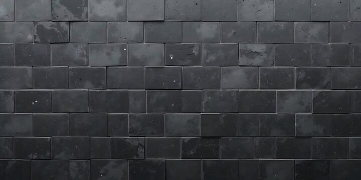 Fototapeta Stylish grey stone brick wall pattern for elegant background designs
