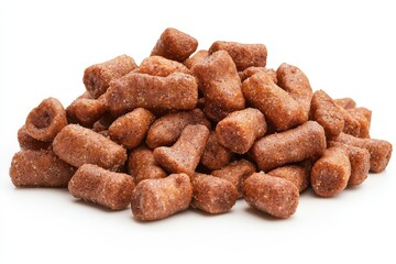 Fototapeta premium Food for cat or dog snack isolated on the white 