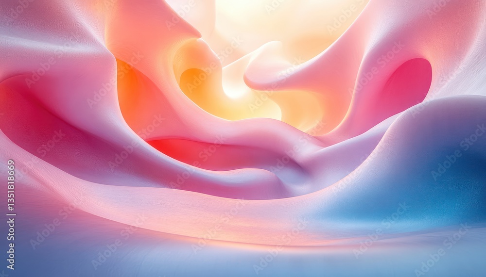 Poster abstract fluid geometry sporty dynamic liquid swirls geometric patterns in colorful background