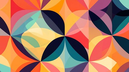 Obraz premium Abstract Colorful Geometric Pattern.