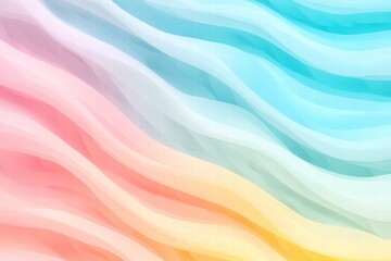 Obraz premium Soft Pastel Flowing Waves Background for Creative Projects