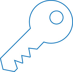 Key vector icon