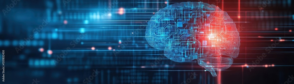 Poster Detailed brain scan image demonstrating advanced imaging techniques in the study of neural activity and function
