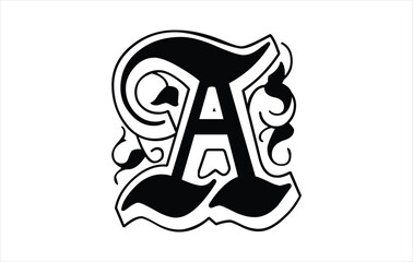 Elegant Letter A logo Vector Template Initial Letter A Logo Design. Creative And Modern A logo