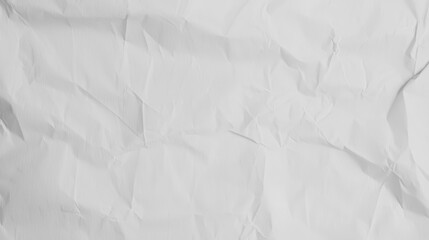 Fototapeta premium Crumpled White Paper Texture Ideal for Backgrounds and Graphic Designs