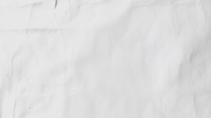 Crumpled White Paper Texture Background for Creative Design and Artwork Projects