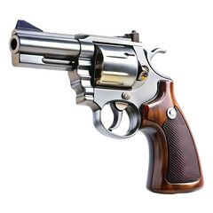 Revolver Gun HighRes Image  Stock Photo isolated on transparent background