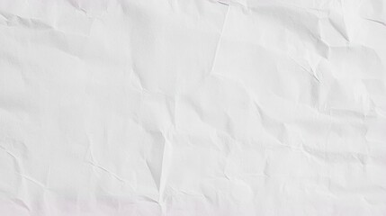 Obraz premium Wrinkled White Paper Texture with Soft Shadows and Subtle Depth for Background Use