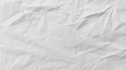 Obraz premium Crumpled White Paper Background Texture for Creative Design and Art Projects