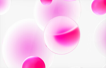 Abstract 3d background with crystal glass geometric shapes. 3d rendering