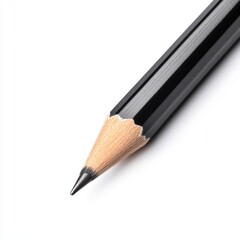 Graphite rod for a mechanical pencil, isolate on a pure white background 