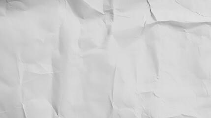 Obraz premium Textured White Crumpled Paper Background for Creative Design Projects