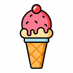 Ice-cream vector illustration 