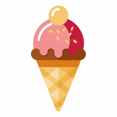 Ice-cream vector illustration 