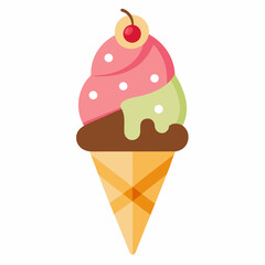 Ice-cream vector illustration 