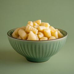 Delicious gnocchi bowl kitchen food photography natural light close-up culinary delight