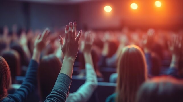 Voting Decision Making Engagement Participation in Conference Room Democracy Cooperation Council Meeting