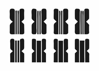 Geometric Pattern of Abstract Architectural Elements