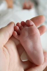newborn baby foot