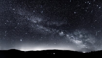 Naklejka premium starry night sky