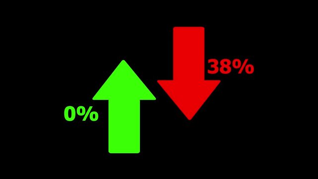 Cost and quality control concept.cost 45 % . Successful organization strategy and management.