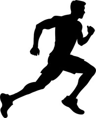 달리기 실루엣