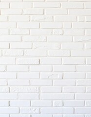 Fototapeta premium Clean white stone tile brick wall texture, subtly textured surface, light, new