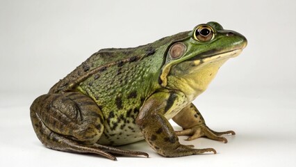 Obraz premium Goliath Frog in full view on studio background