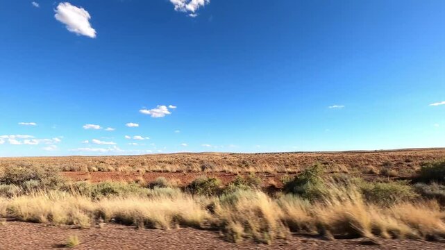 Arizona Driving 3000 Timelapse Holbrooke Petrified Forest National Park
