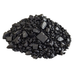 Fototapeta premium Pile of Black Coal Pieces