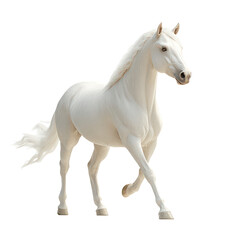 Fototapeta premium Horse isolated on transparent background, PNG