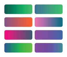 Fototapeta premium Set of gradients palette background vector