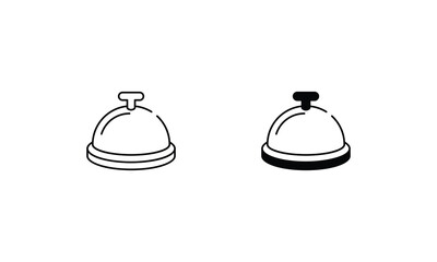 Food tray icons set vector stock illustration