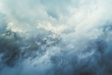 Obraz premium Clouds swirling in the morning light Generative AI