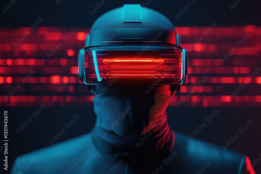 Aufkleber exploring anonymous browsing incognito visuals with pixelated backdrop illustrations for enhanced pr