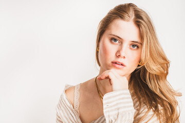 Model, jung, natürlich