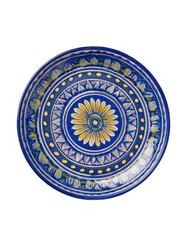 Fototapeta premium Hand-painted ceramic plate