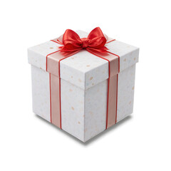 Obraz premium Gift box with red ribbon