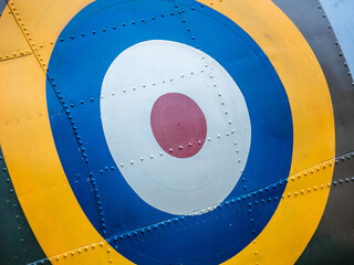 Royal Air Force roundel on World War Two aircraft