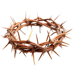 Obraz premium crown made of thorns isolated on a transparent background