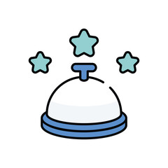 Rating vector icon stock illustration 