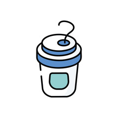 Coffee vector icon stock illustration