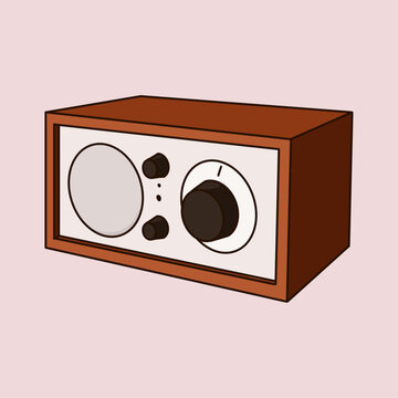 Retro Radio Illustration