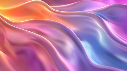 Obraz premium Purple and Pink Silk Satin Background with Flowing Soft Texture