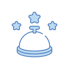 Rating vector icon stock illustration 