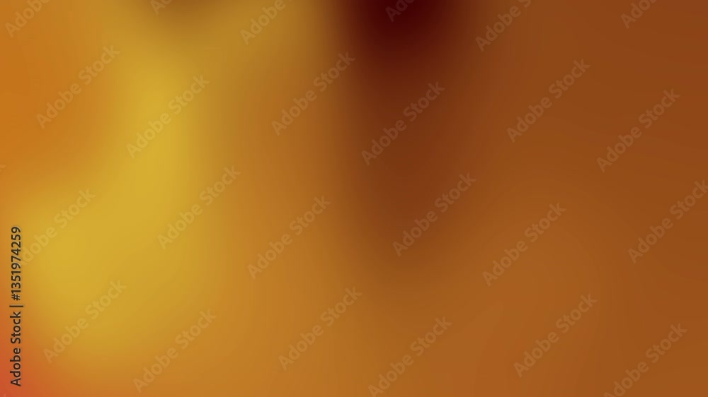 Poster abstract smooth orange and yellow gradient background animation