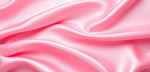Fototapeta premium Luxurious smooth pink satin background with subtle sheen, shiny, style