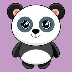 Fototapeta premium vector illustration of panda