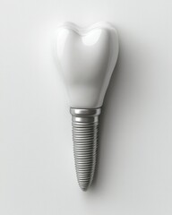 Dental Implant: A 3D Model of a Single Tooth Implant